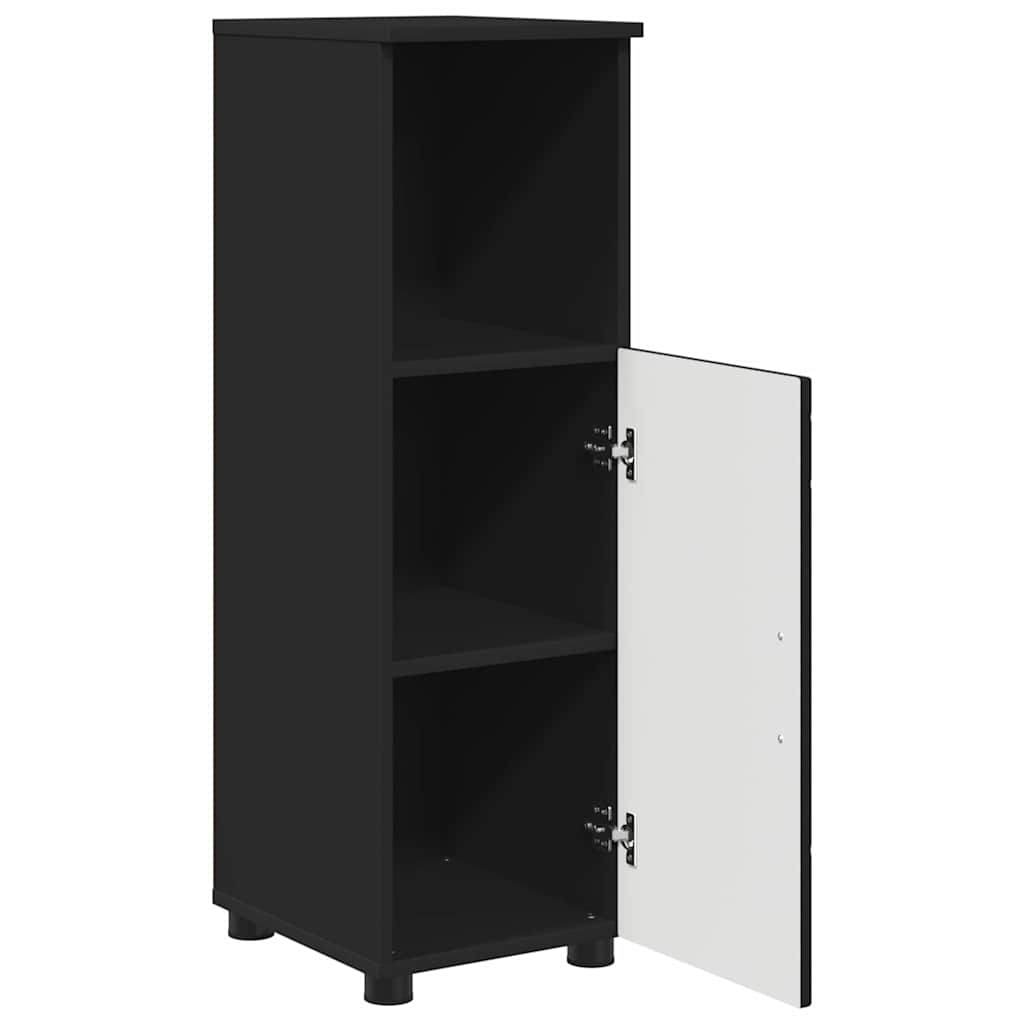 Bathroom Furniture Set Wall-mounted 3 pcs Black 61 x 35 x 64 cm