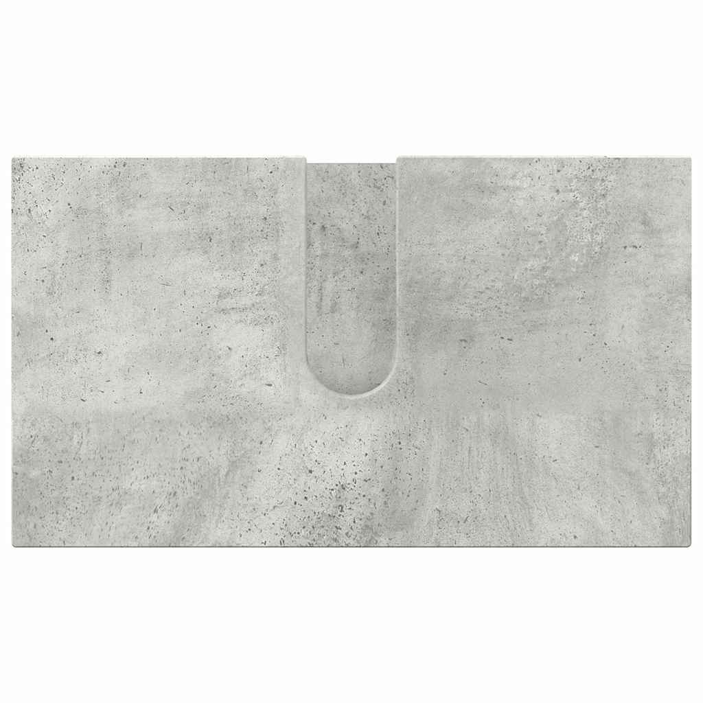 Bathroom Furniture Set 3 pcs Concrete grey 61 x 35 x 64 cm