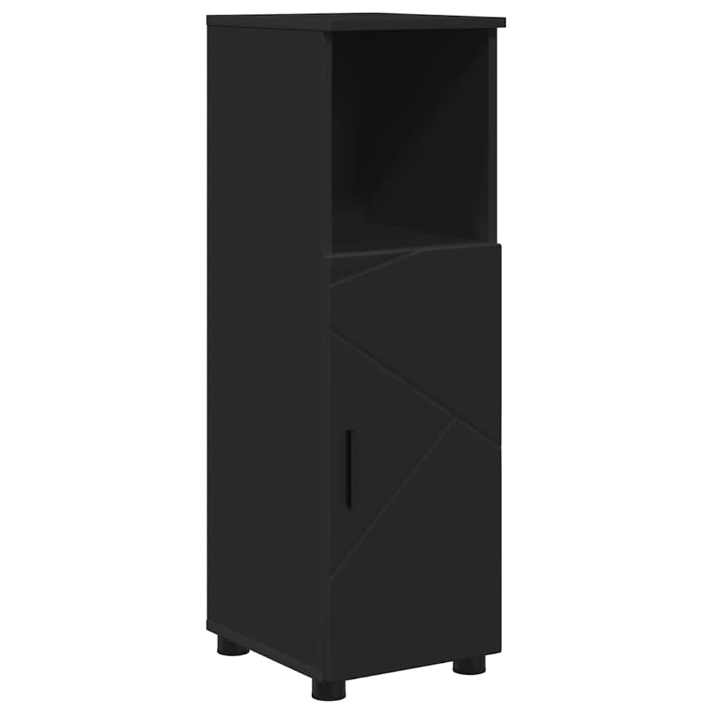 Bathroom Furniture Set Wall-mounted 4 pcs Black 61 x 35 x 64 cm