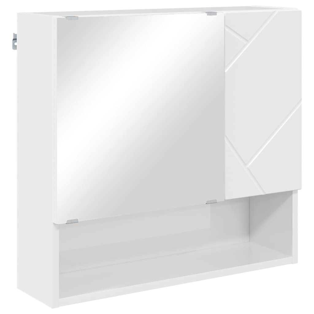 Bathroom Furniture Set 4 pcs High gloss white 61 x 35 x 64 cm
