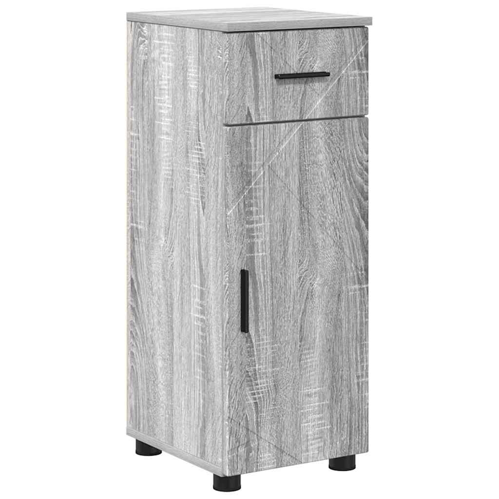 Bathroom Furniture Set 4 pcs Grey sonoma 61 x 35 x 64 cm