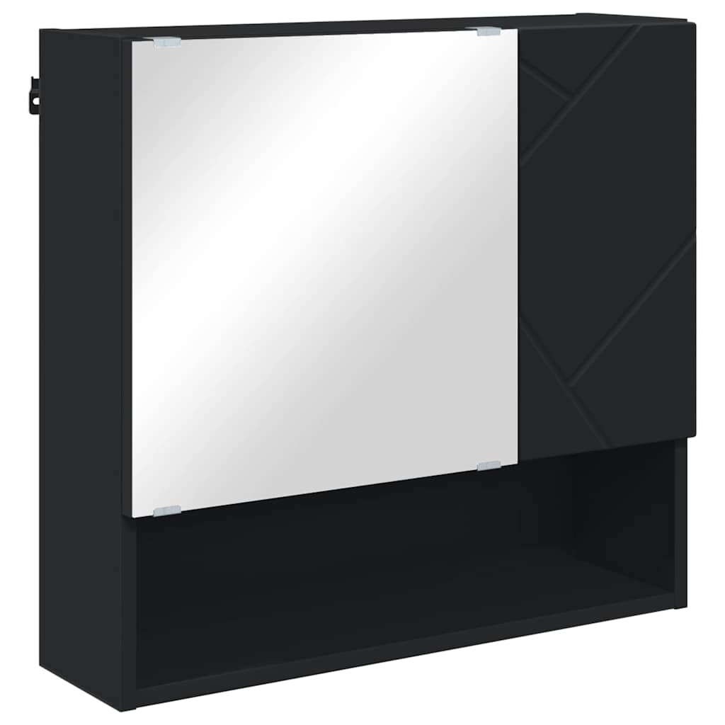 Bathroom Furniture Set with Drawer 5 pcs Black 61 x 35 x 64 cm