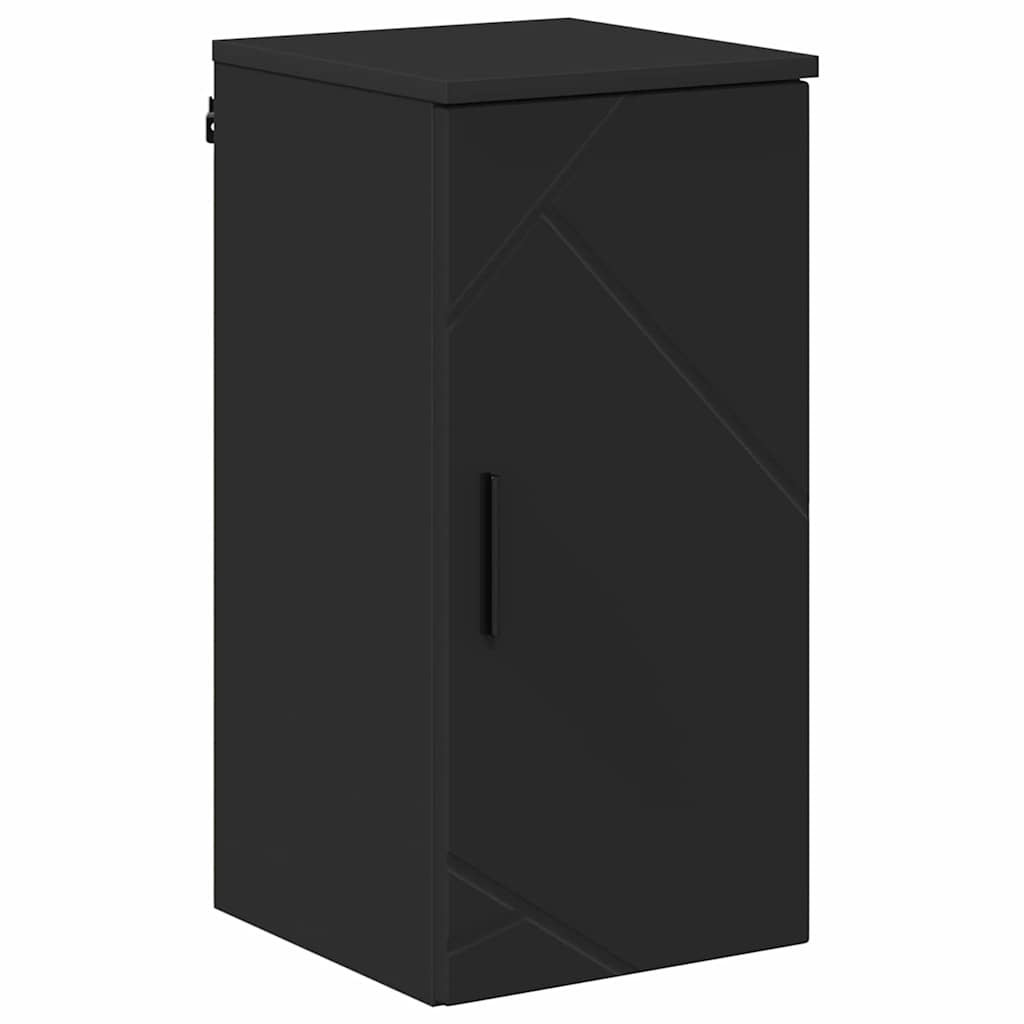 Bathroom Furniture Set with Drawer 5 pcs Black 61 x 35 x 64 cm