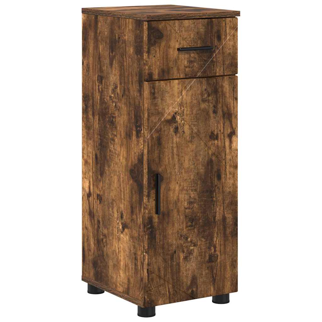 Bathroom Furniture Set 5 pcs Smoked oak 61 x 35 x 64 cm