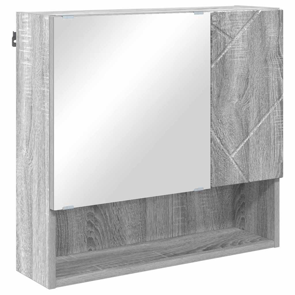 Bathroom Furniture Set 5 pcs Grey sonoma 61 x 35 x 64 cm
