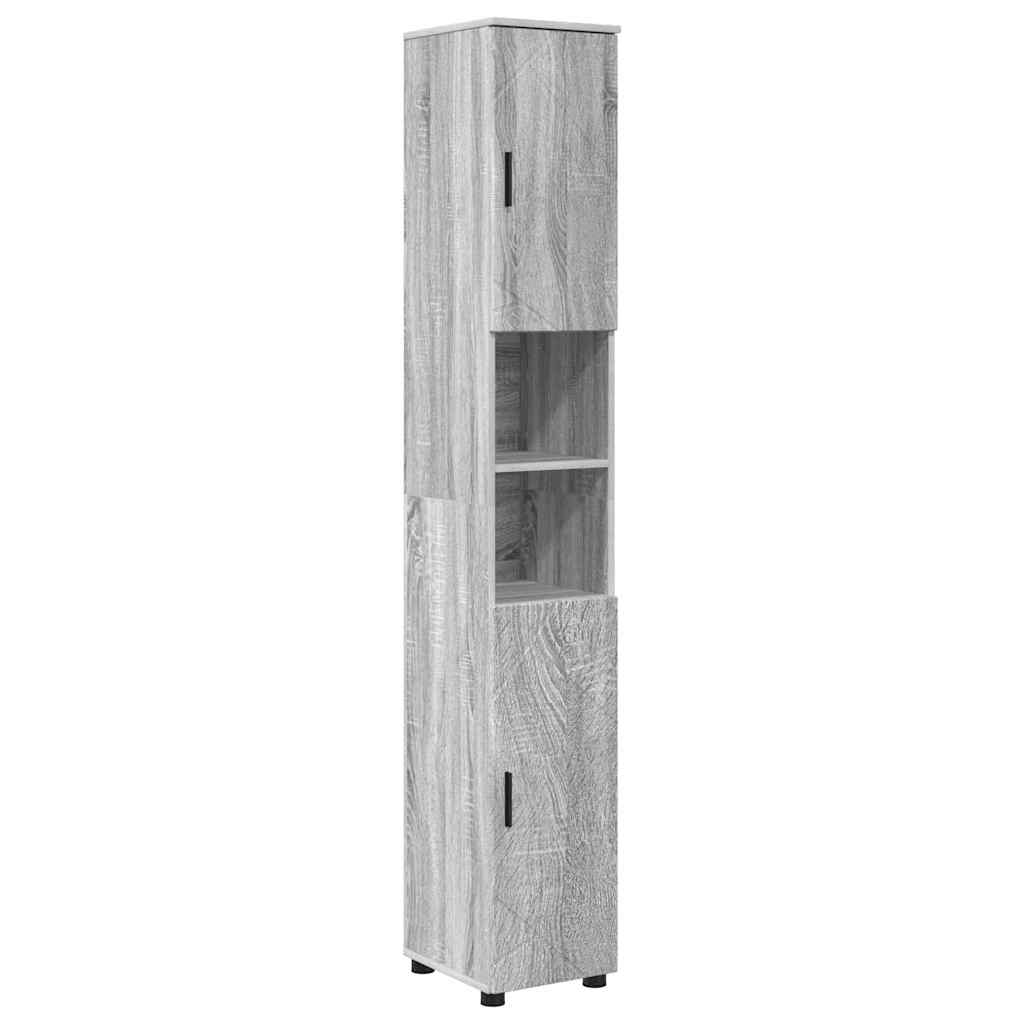 Bathroom Furniture Set 5 pcs Grey sonoma 61 x 35 x 64 cm