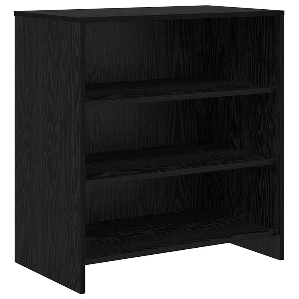 Sideboard 3 pcs Black oak 70 x 41 x 75 cm Engineered wood