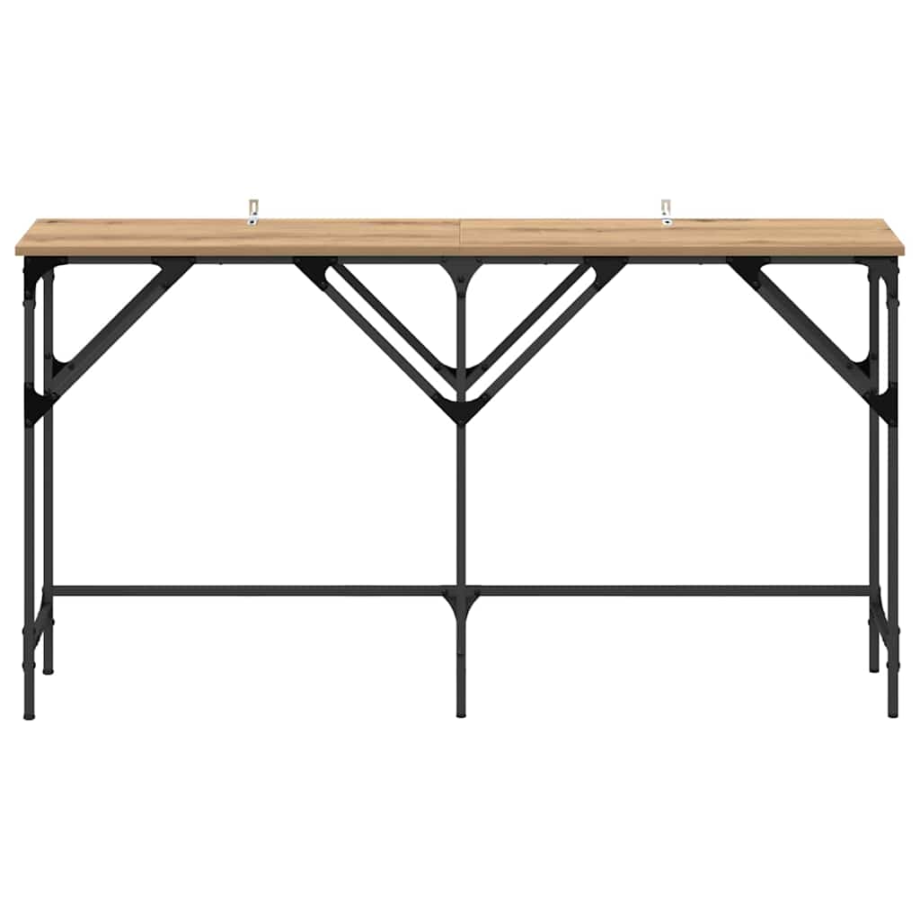 Console Table Artisan oak 140 x 29 x 75 cm Engineered wood