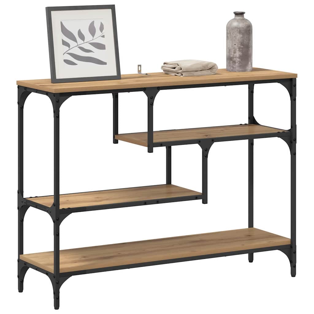 Console Table Artisan oak 100 x 30 x 75 cm Engineered wood