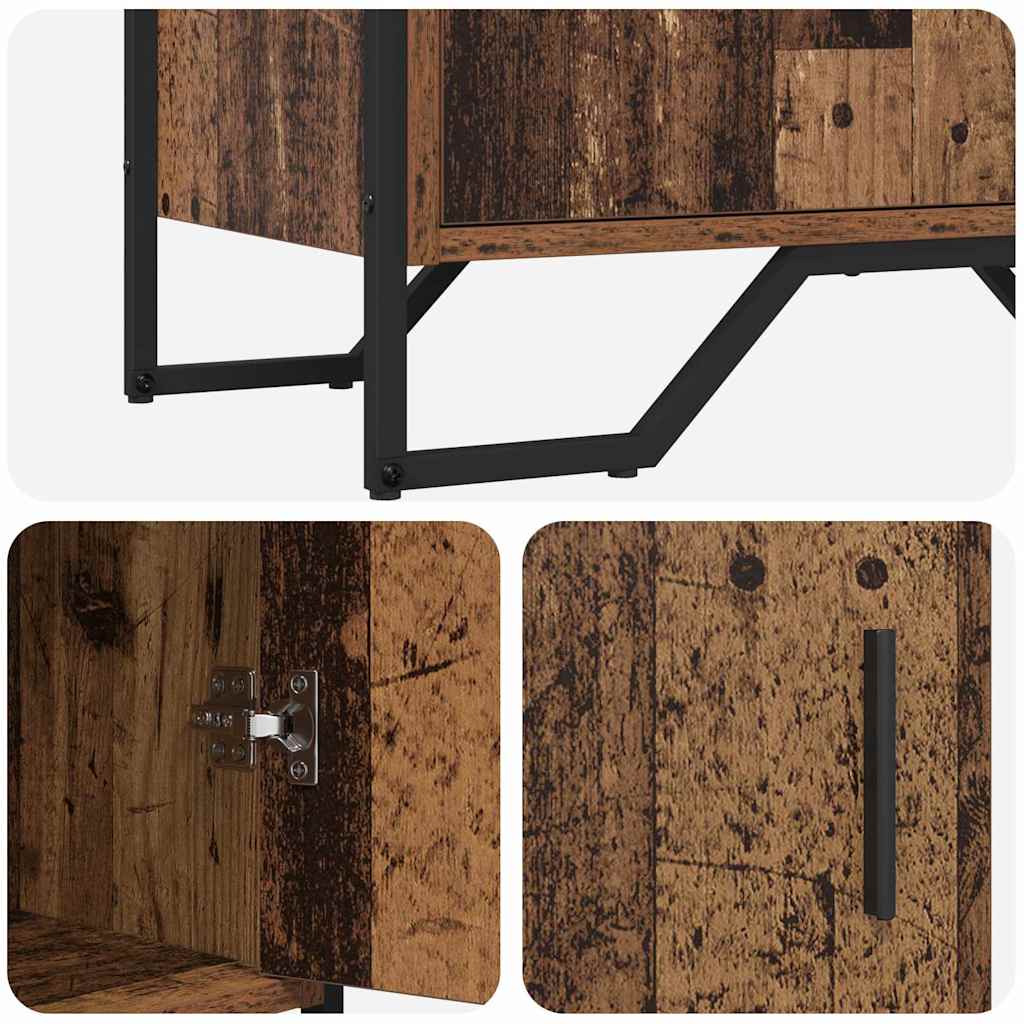 Sideboard Brown 78 x 35.5 x 74.5 cm Engineered wood