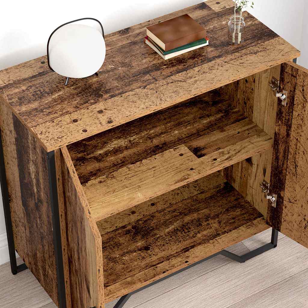 Sideboard Brown 78 x 35.5 x 74.5 cm Engineered wood