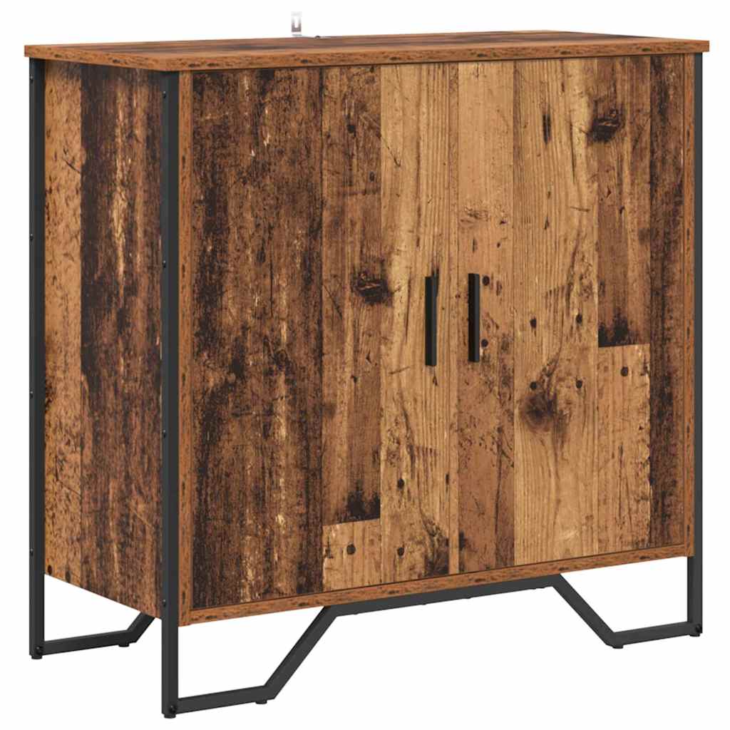 Sideboard Brown 78 x 35.5 x 74.5 cm Engineered wood