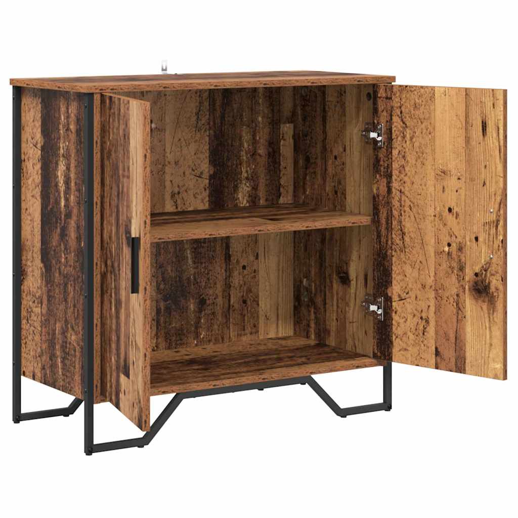 Sideboard Brown 78 x 35.5 x 74.5 cm Engineered wood