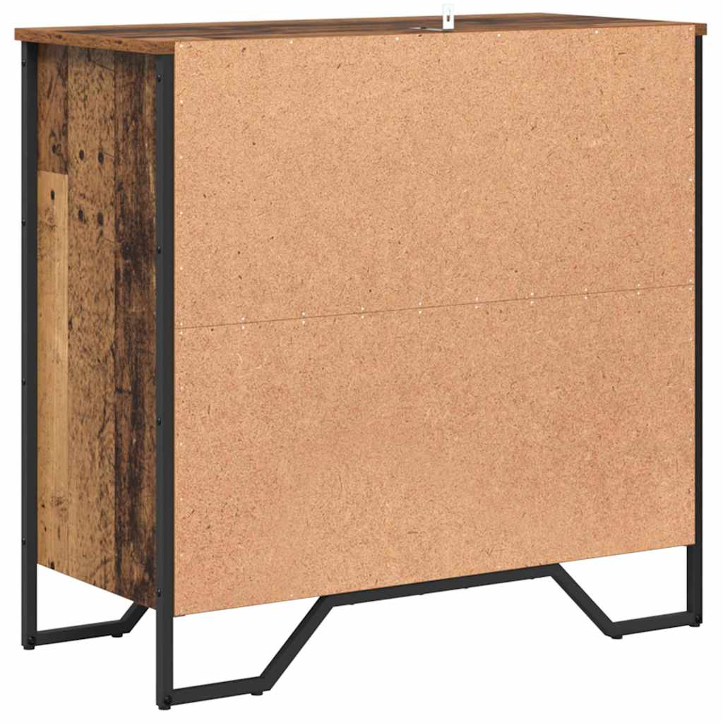 Sideboard Brown 78 x 35.5 x 74.5 cm Engineered wood