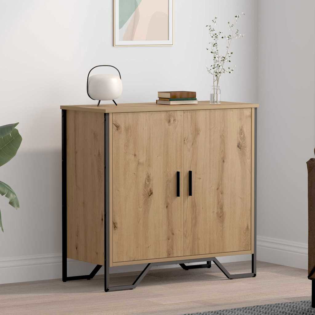 Sideboard Brown 78 x 35.5 x 74.5 cm Engineered wood