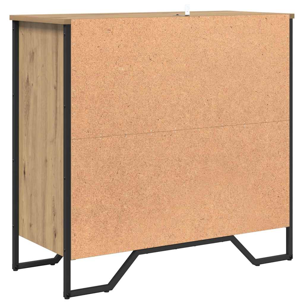 Sideboard Brown 78 x 35.5 x 74.5 cm Engineered wood