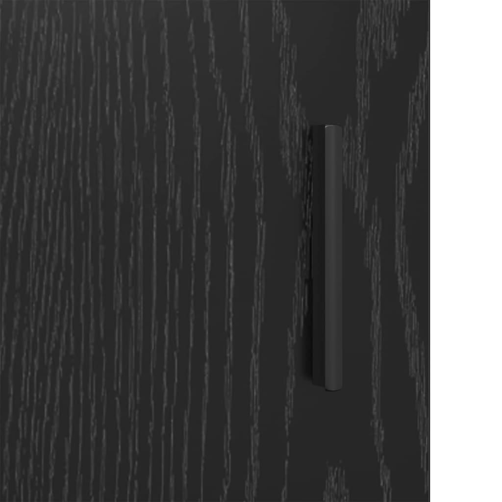 Sideboard Black oak 35 x 35.5 x 76 cm Engineered wood