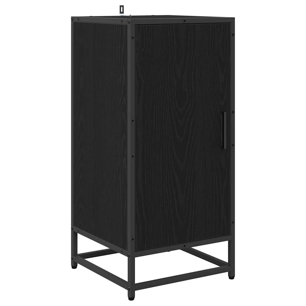 Sideboard Black oak 35 x 35.5 x 76 cm Engineered wood