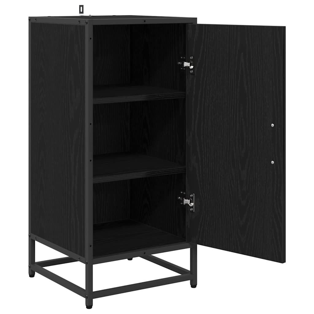 Sideboard Black oak 35 x 35.5 x 76 cm Engineered wood