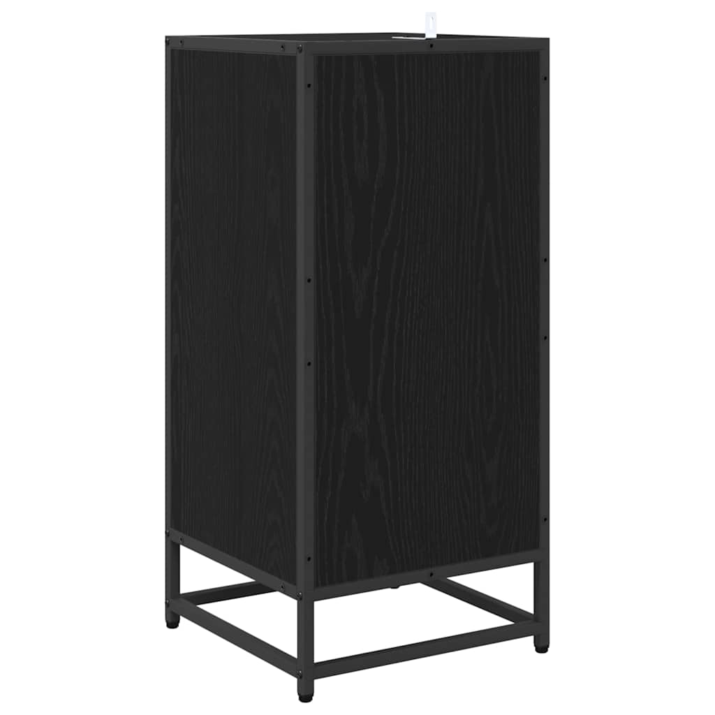 Sideboard Black oak 35 x 35.5 x 76 cm Engineered wood