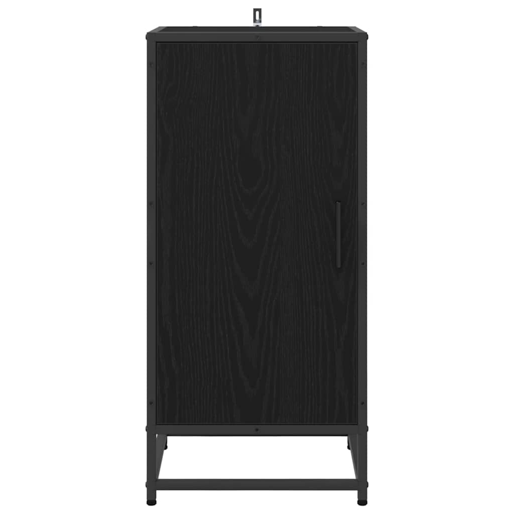 Sideboard Black oak 35 x 35.5 x 76 cm Engineered wood