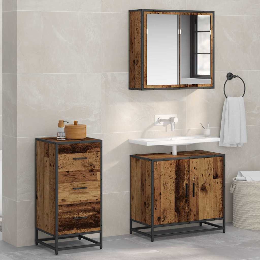 Sideboard Old wood 35.5 x 35 x 76 cm Engineered wood