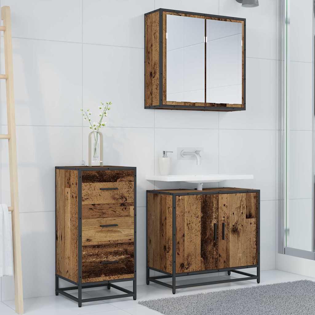 Sideboard Old wood 35.5 x 35 x 76 cm Engineered wood