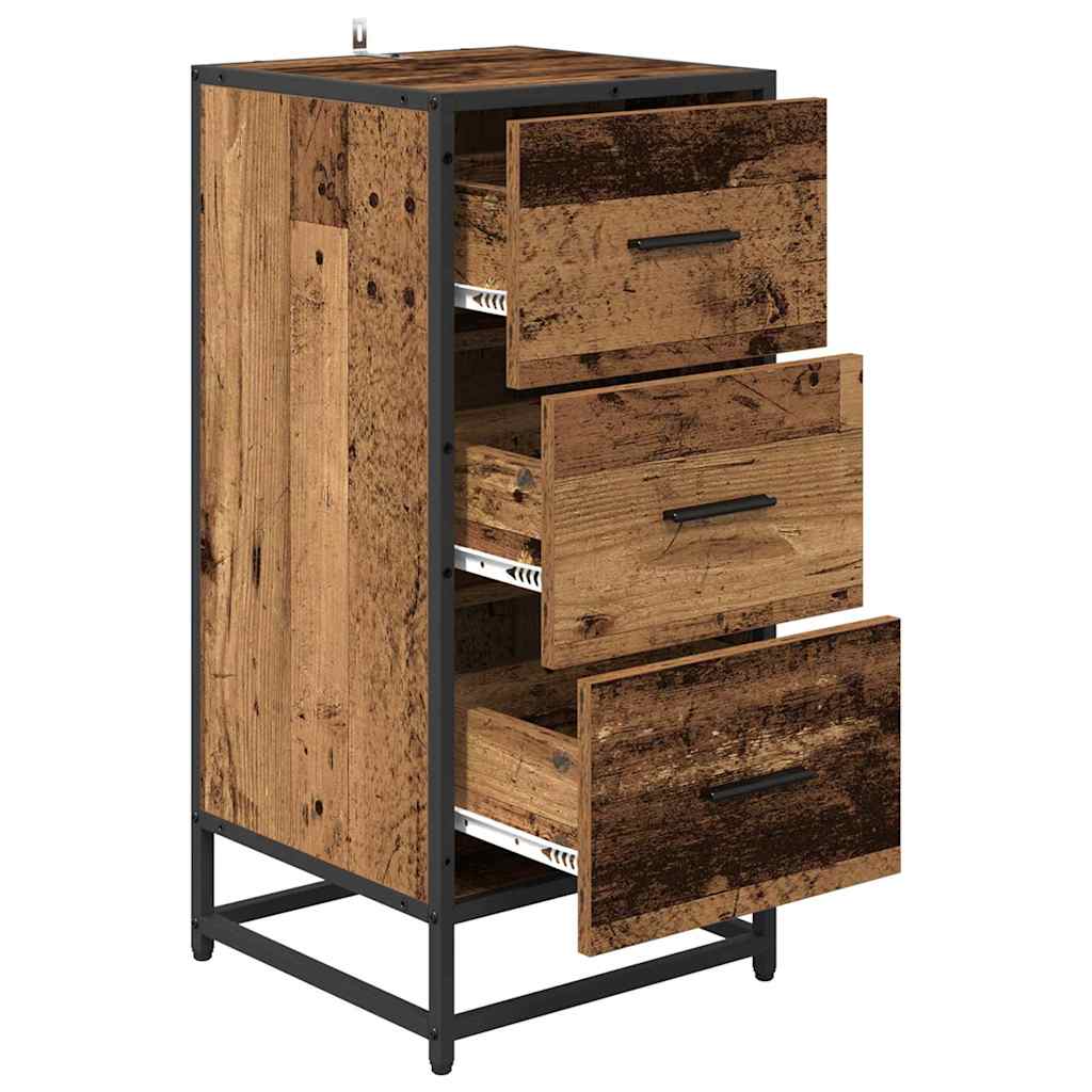 Sideboard Old wood 35.5 x 35 x 76 cm Engineered wood