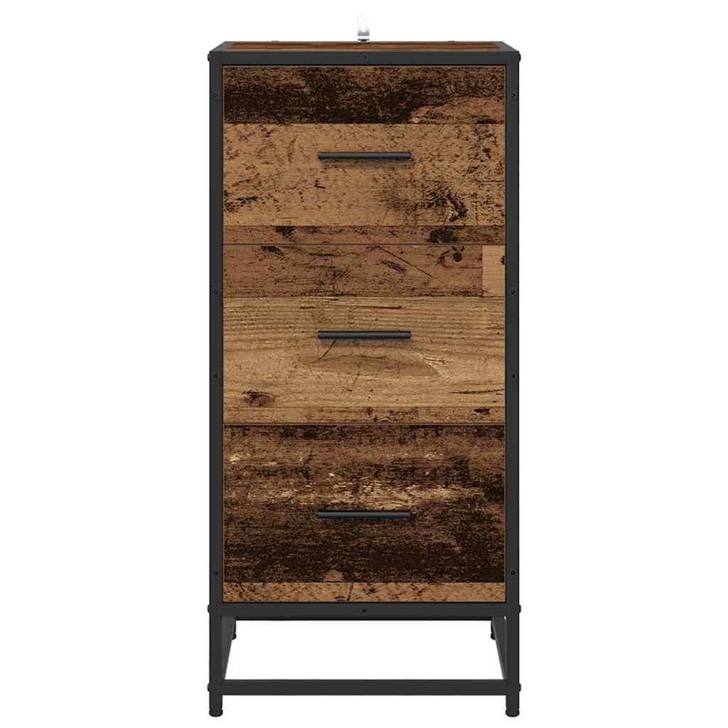 Sideboard Old wood 35.5 x 35 x 76 cm Engineered wood