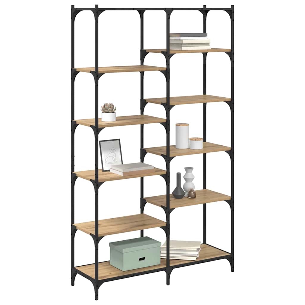 Bookshelf Artisan oak 100 x 32 x 170 cm Engineered wood