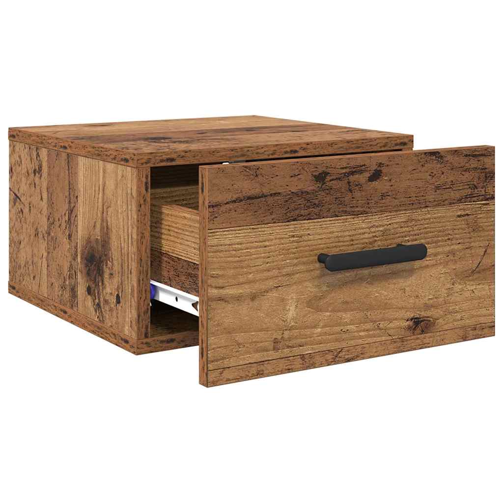 Bedside Cabinet 2 pcs Old wood 35 x 35 x 20 cm Engineered wood