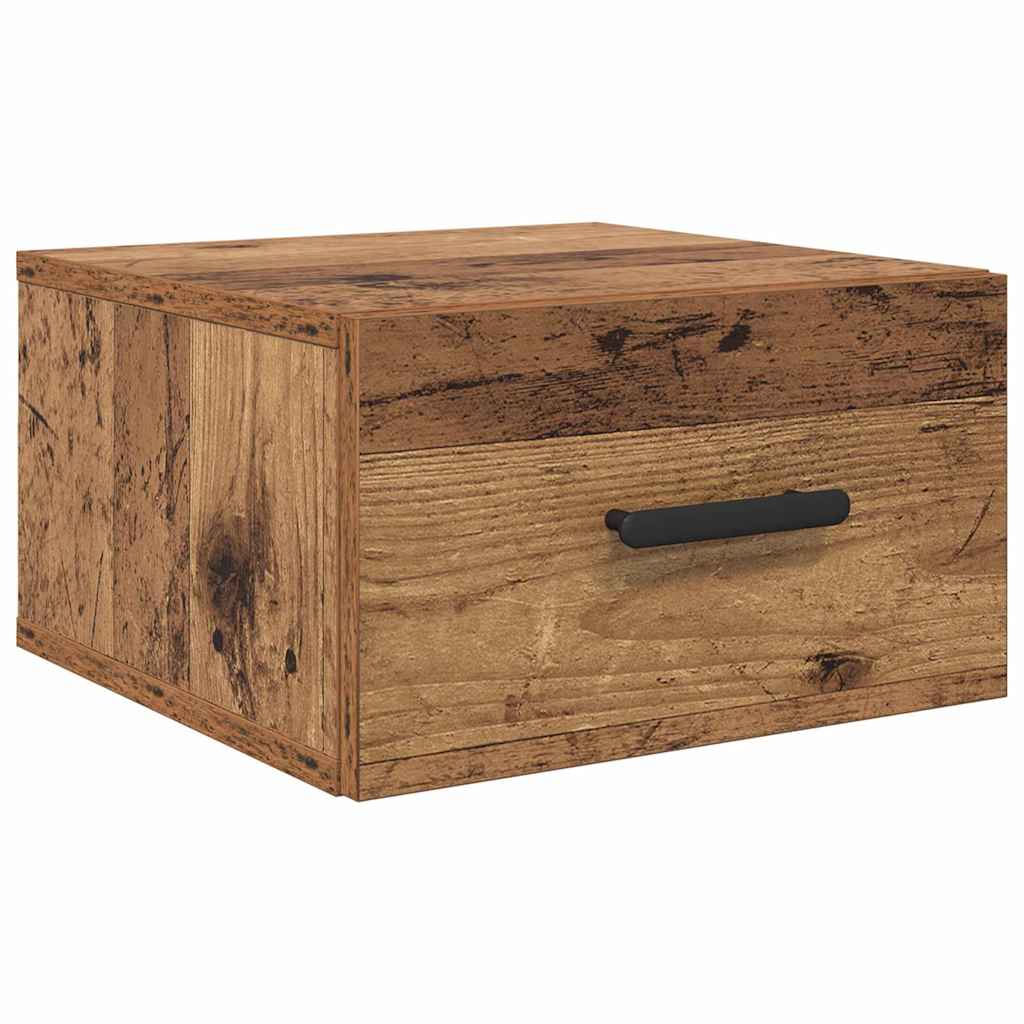 Bedside Cabinet 2 pcs Old wood 35 x 35 x 20 cm Engineered wood