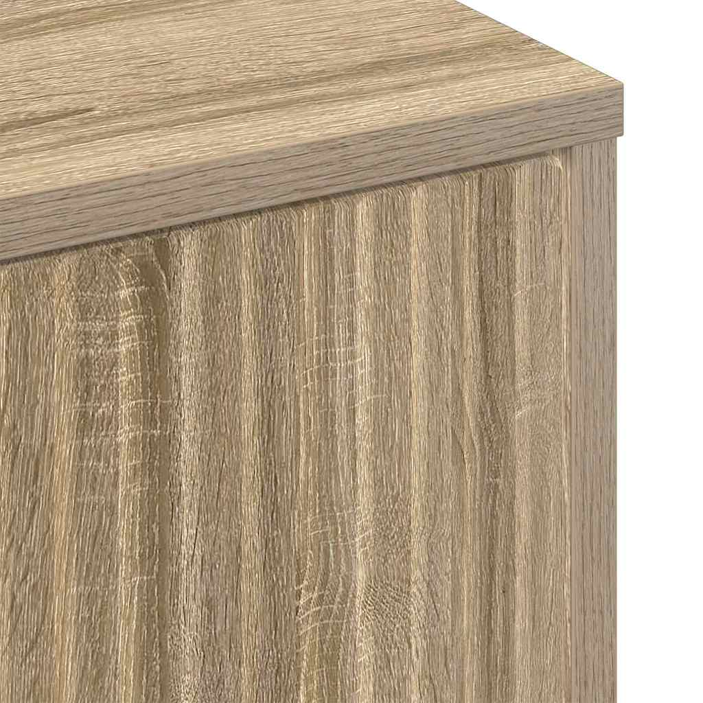 Sideboard Sonoma oak 69.5 x 33 x 82 cm Engineered wood