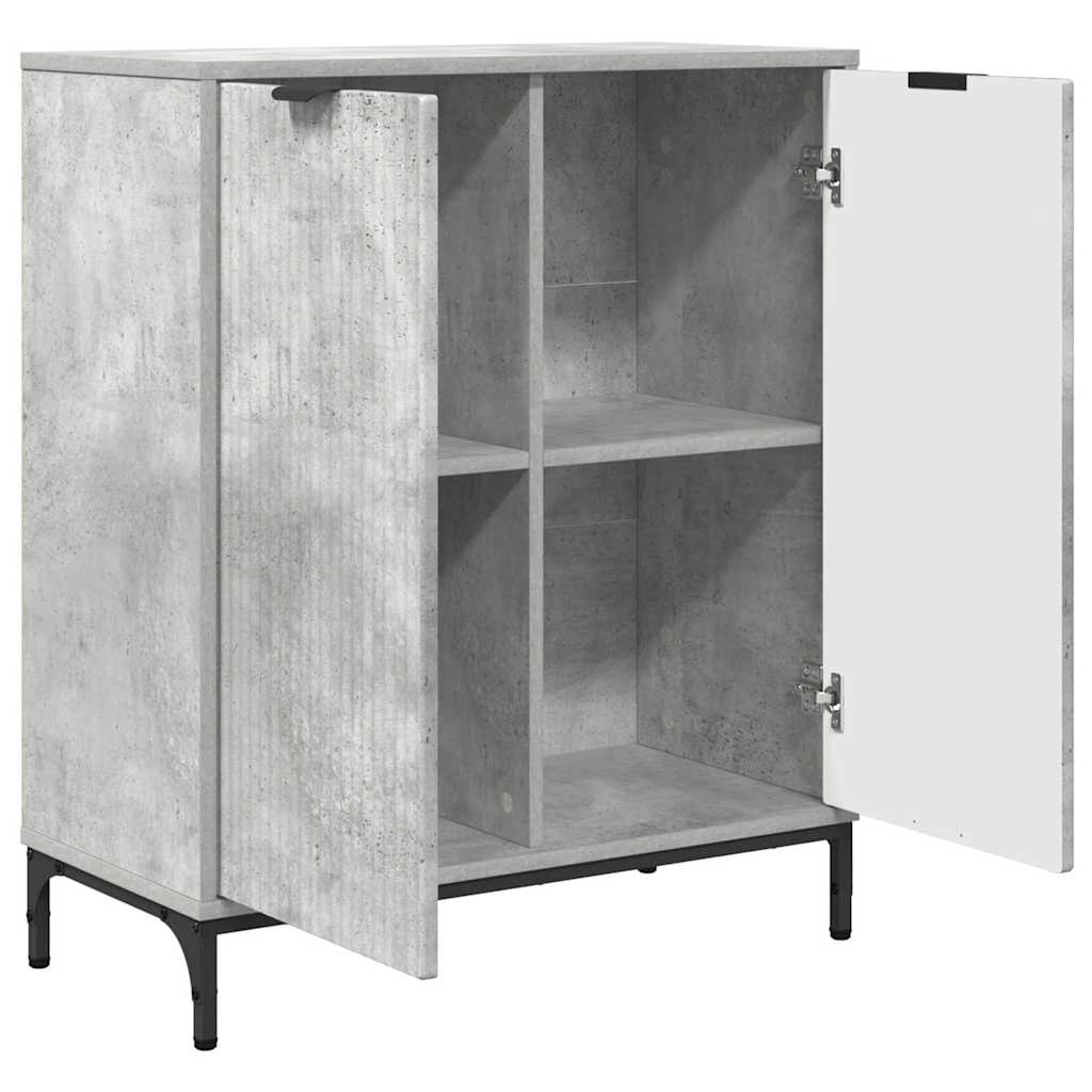 Sideboard Concrete grey 69.5 x 33 x 82 cm Engineered wood
