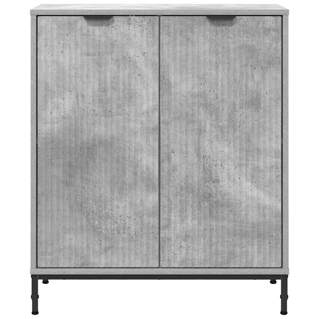 Sideboard Concrete grey 69.5 x 33 x 82 cm Engineered wood