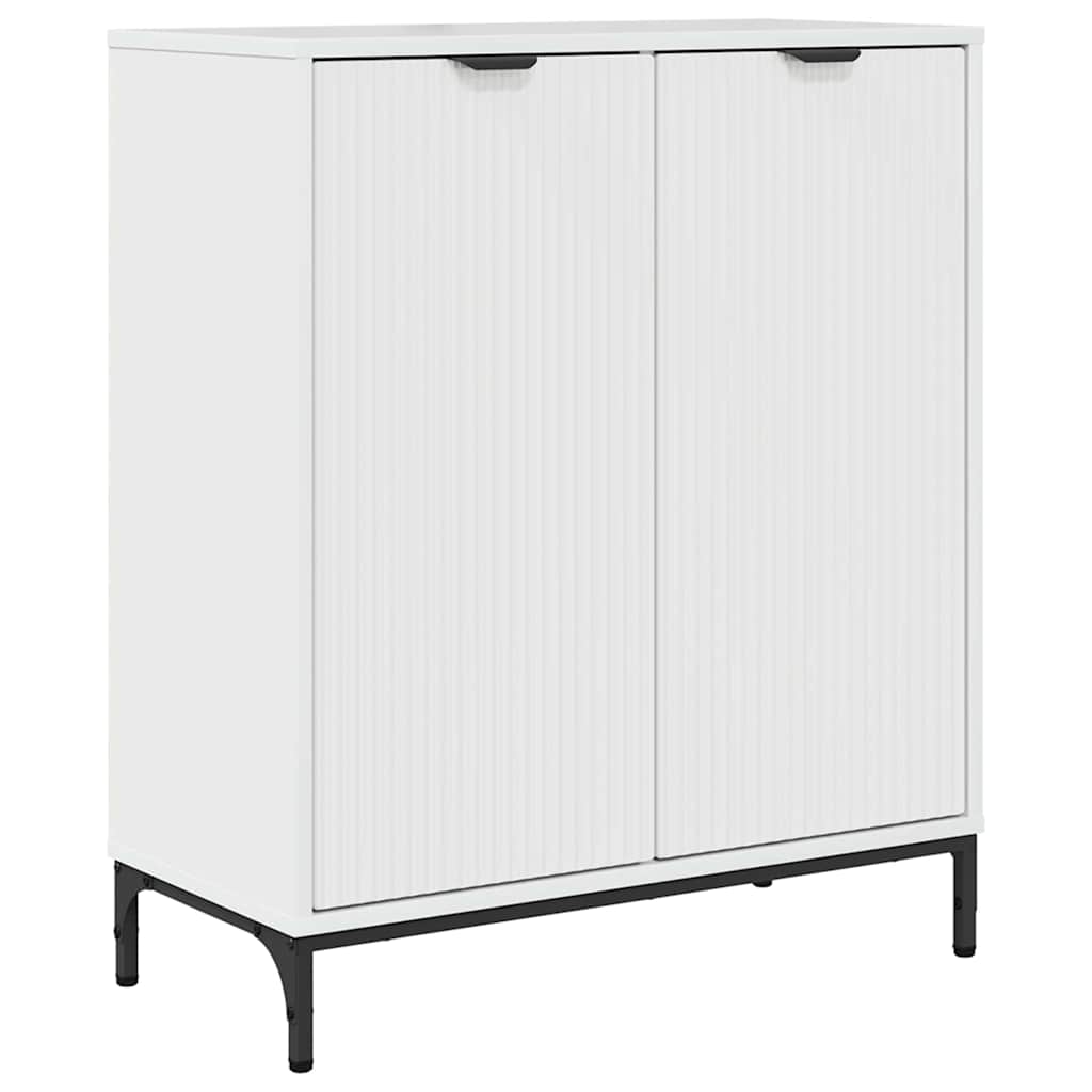 Sideboard High gloss white 69.5 x 33 x 82 cm Engineered wood