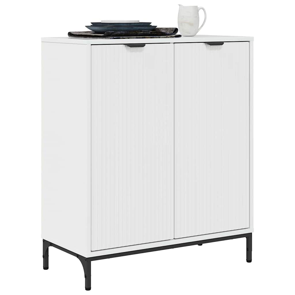 Sideboard High gloss white 69.5 x 33 x 82 cm Engineered wood