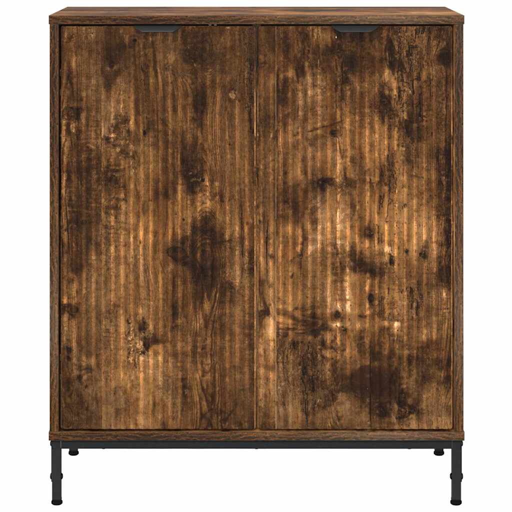 Sideboard Smoked oak 69.5 x 33 x 82 cm Engineered wood