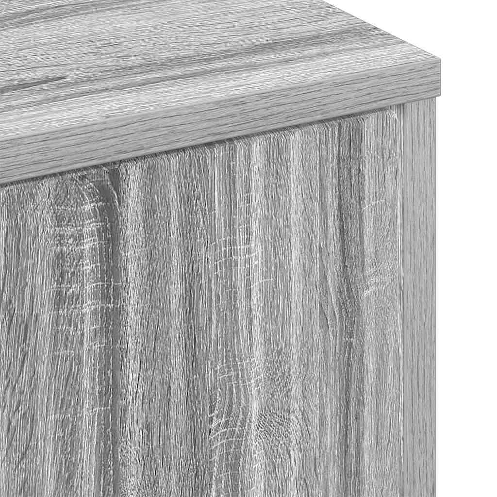 Sideboard Grey sonoma 69.5 x 33 x 82 cm Engineered wood