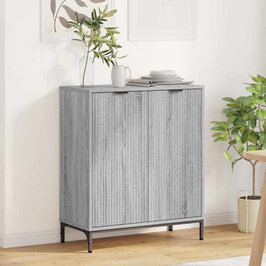 Sideboard Grey sonoma 69.5 x 33 x 82 cm Engineered wood