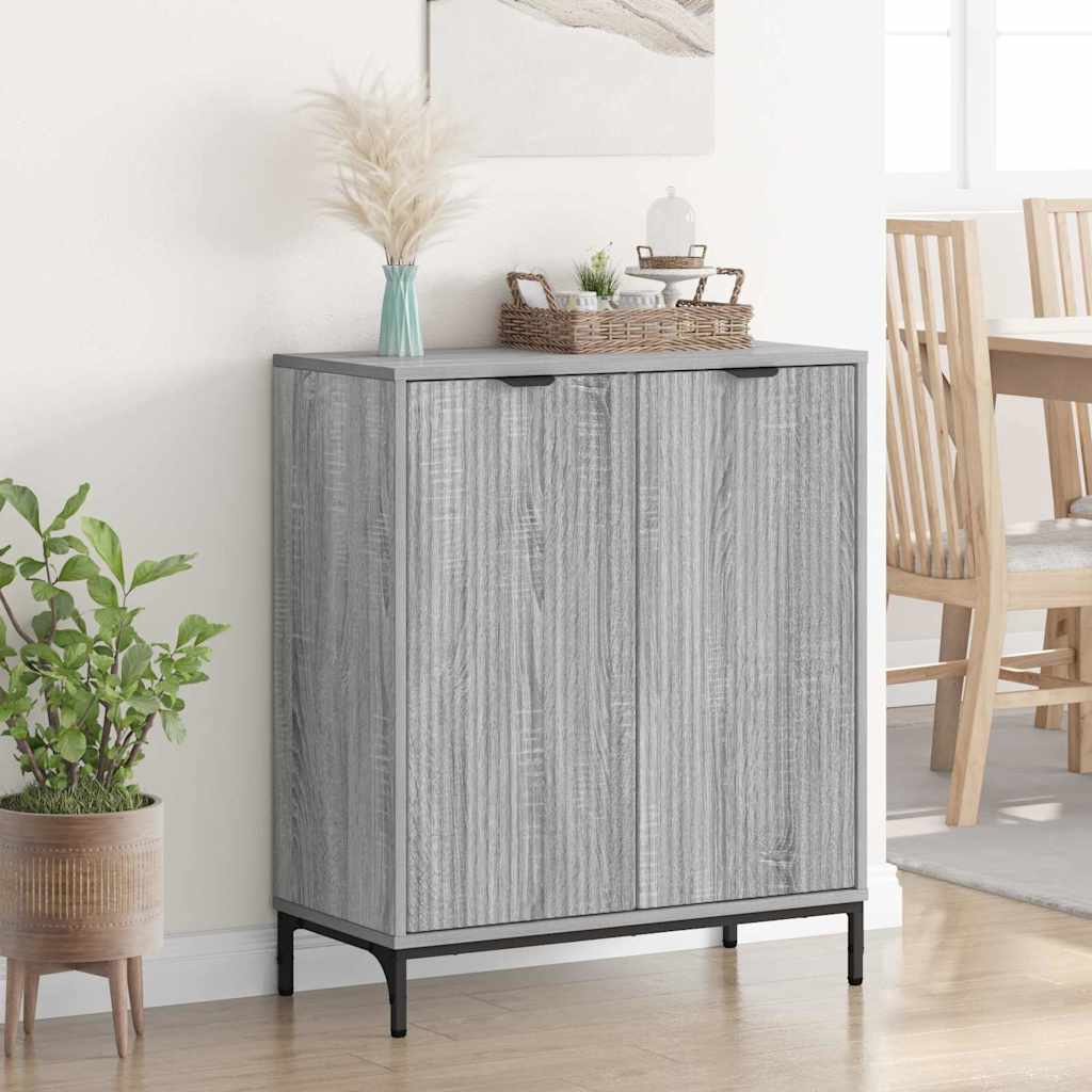 Sideboard Grey sonoma 69.5 x 33 x 82 cm Engineered wood