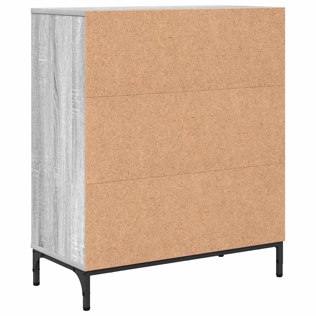 Sideboard Grey sonoma 69.5 x 33 x 82 cm Engineered wood