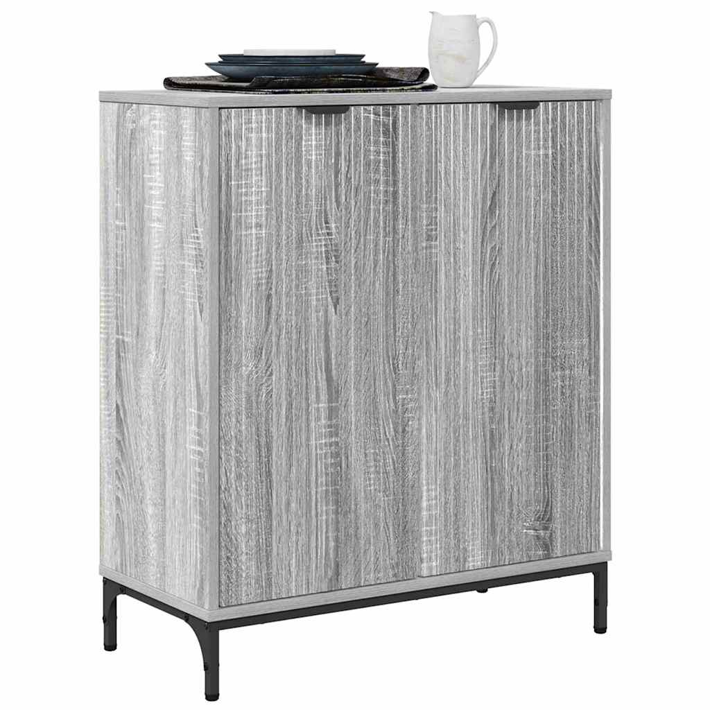 Sideboard Grey sonoma 69.5 x 33 x 82 cm Engineered wood