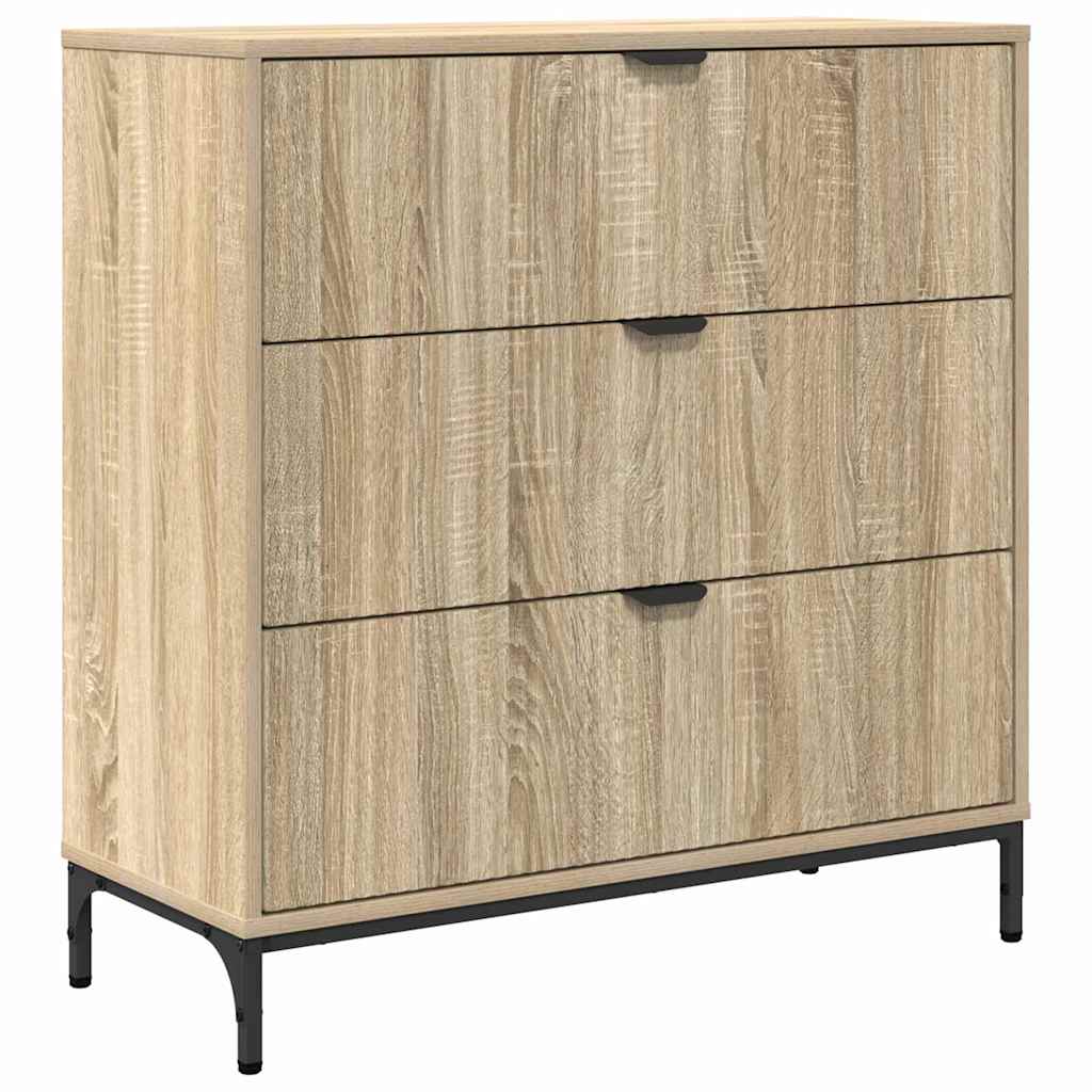 Sideboard Sonoma oak 79.5 x 33 x 82 cm Engineered wood
