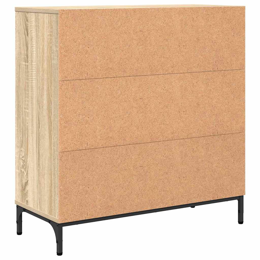 Sideboard Sonoma oak 79.5 x 33 x 82 cm Engineered wood