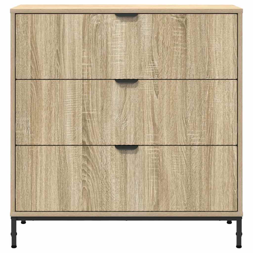 Sideboard Sonoma oak 79.5 x 33 x 82 cm Engineered wood