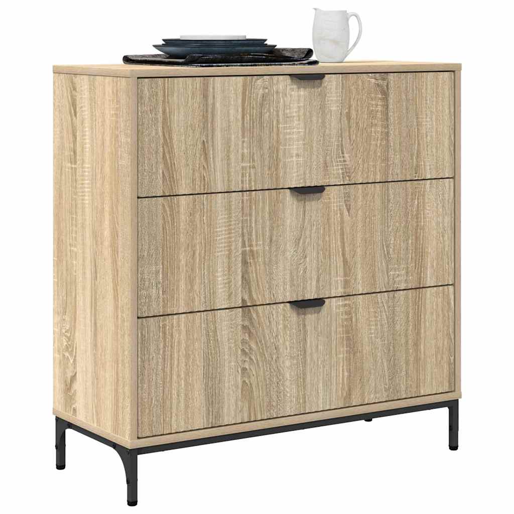 Sideboard Sonoma oak 79.5 x 33 x 82 cm Engineered wood