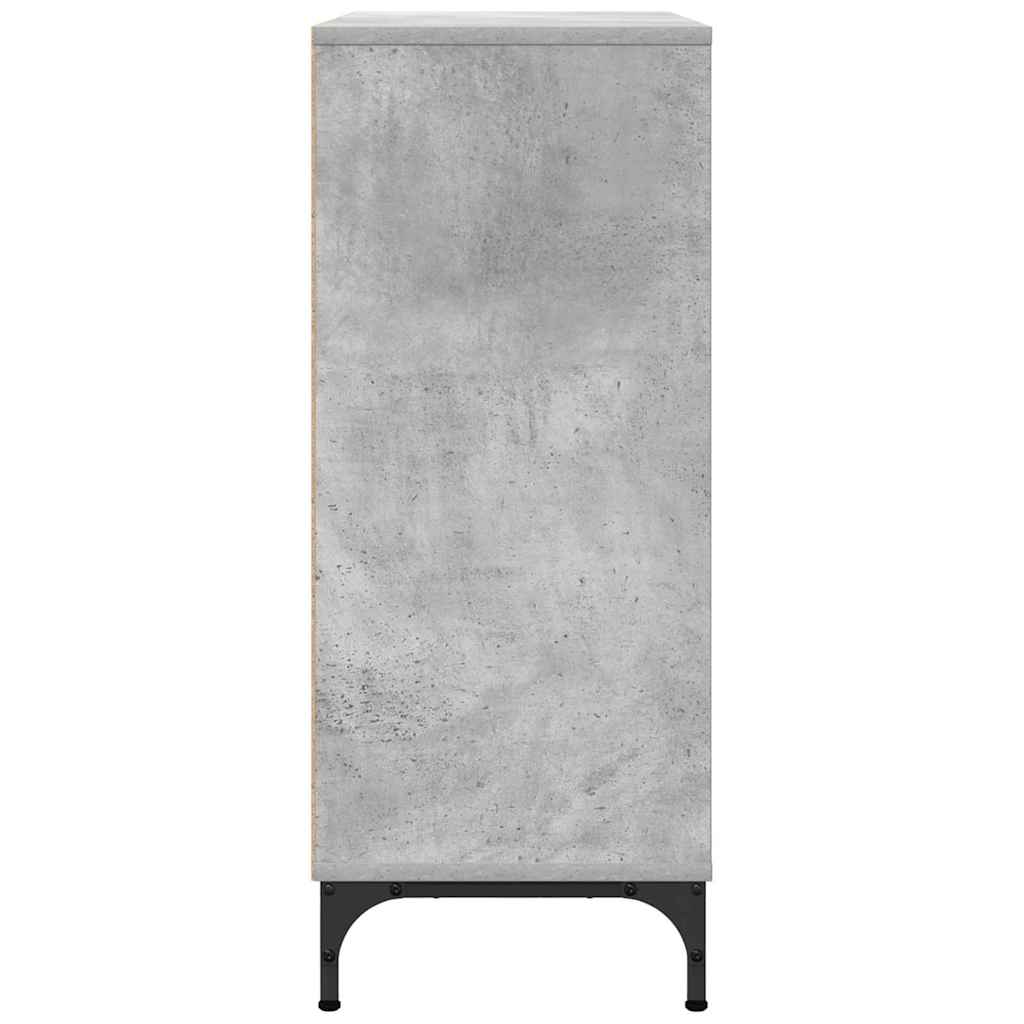 Sideboard Concrete grey 79.5 x 33 x 82 cm Engineered wood