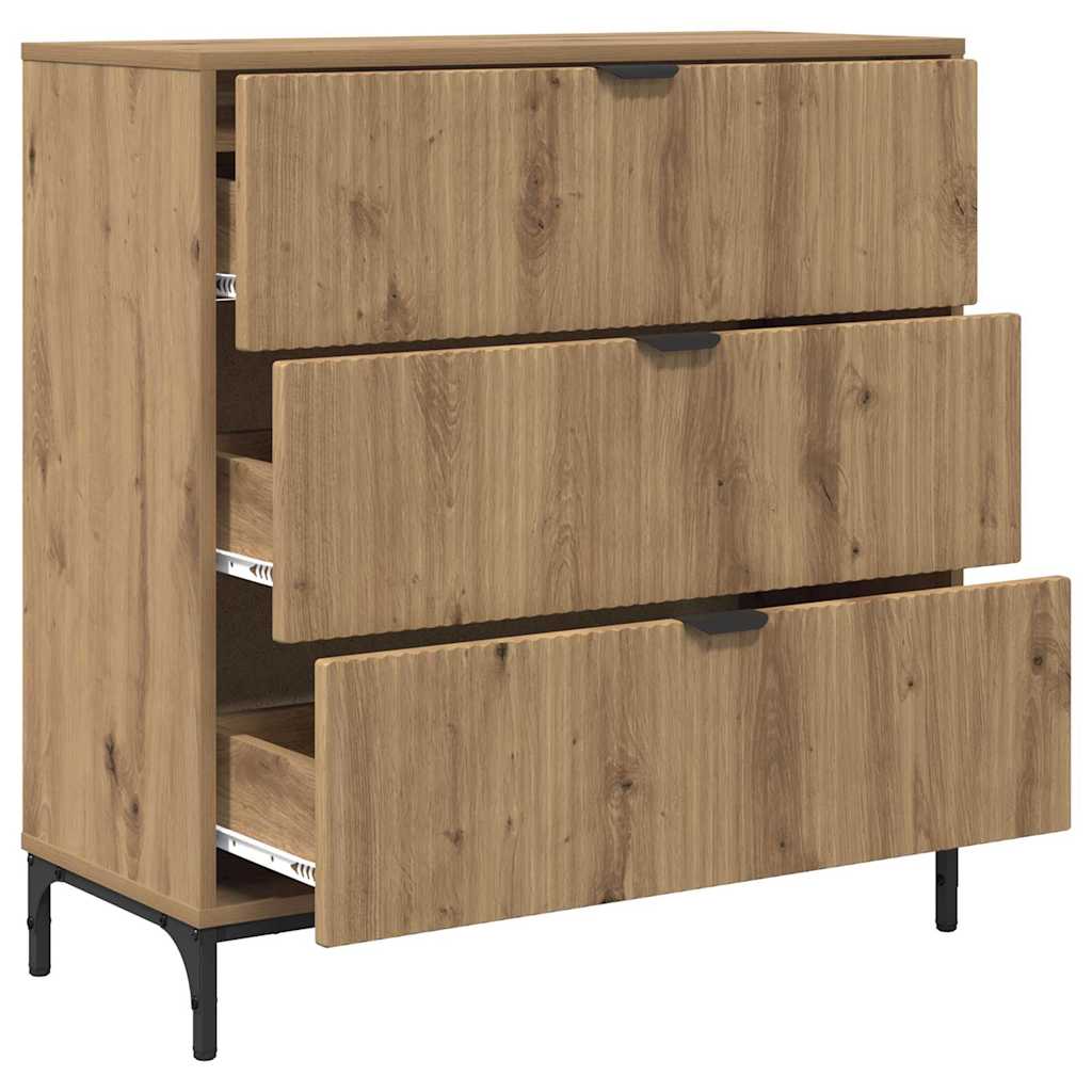 Sideboard Artisan oak 79.5 x 33 x 82 cm Engineered wood