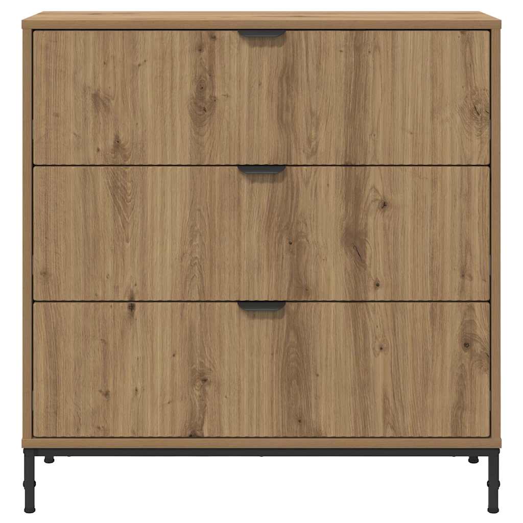 Sideboard Artisan oak 79.5 x 33 x 82 cm Engineered wood